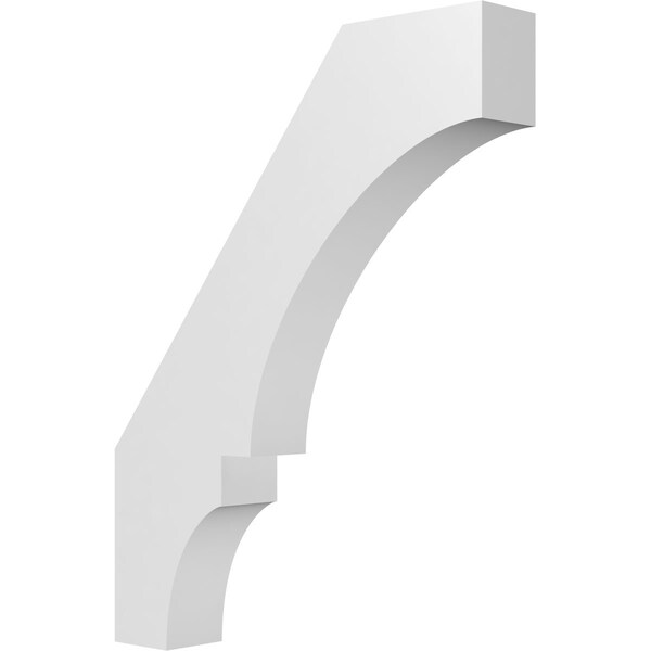 Ekena Millwork 3 1/2-in. W x 20-in. D x 26-in. H Balboa Architectural Grade PVC Knee Brace BRCP035X20X26BOA - main
